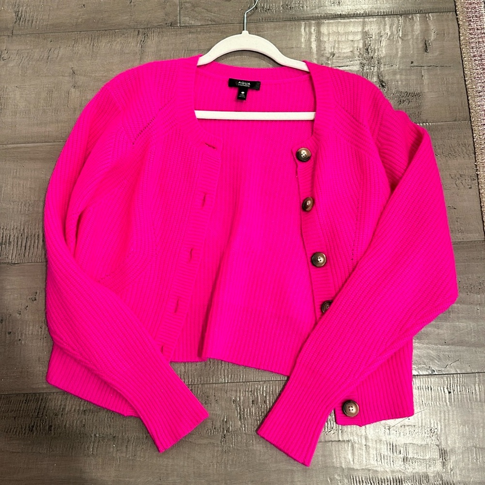 Hot Pink Aqua Cashmere